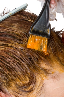 Hair coloring women