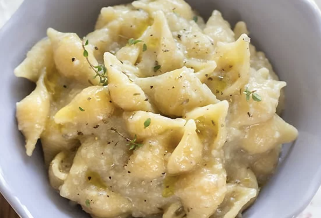 pasta con crema di cavolfiori