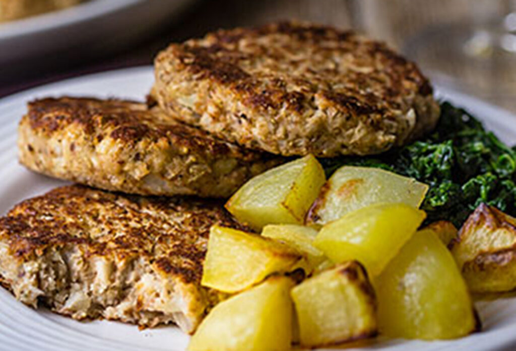 hamburger di cavolfiori e patate